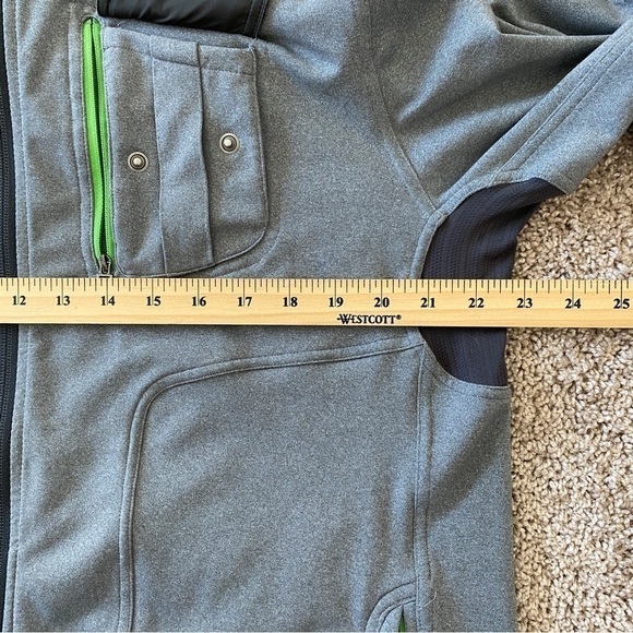 LULULEMON Mens XL Full Zip Stretch Vented Track Jacket Gray - Picture 8 of 9